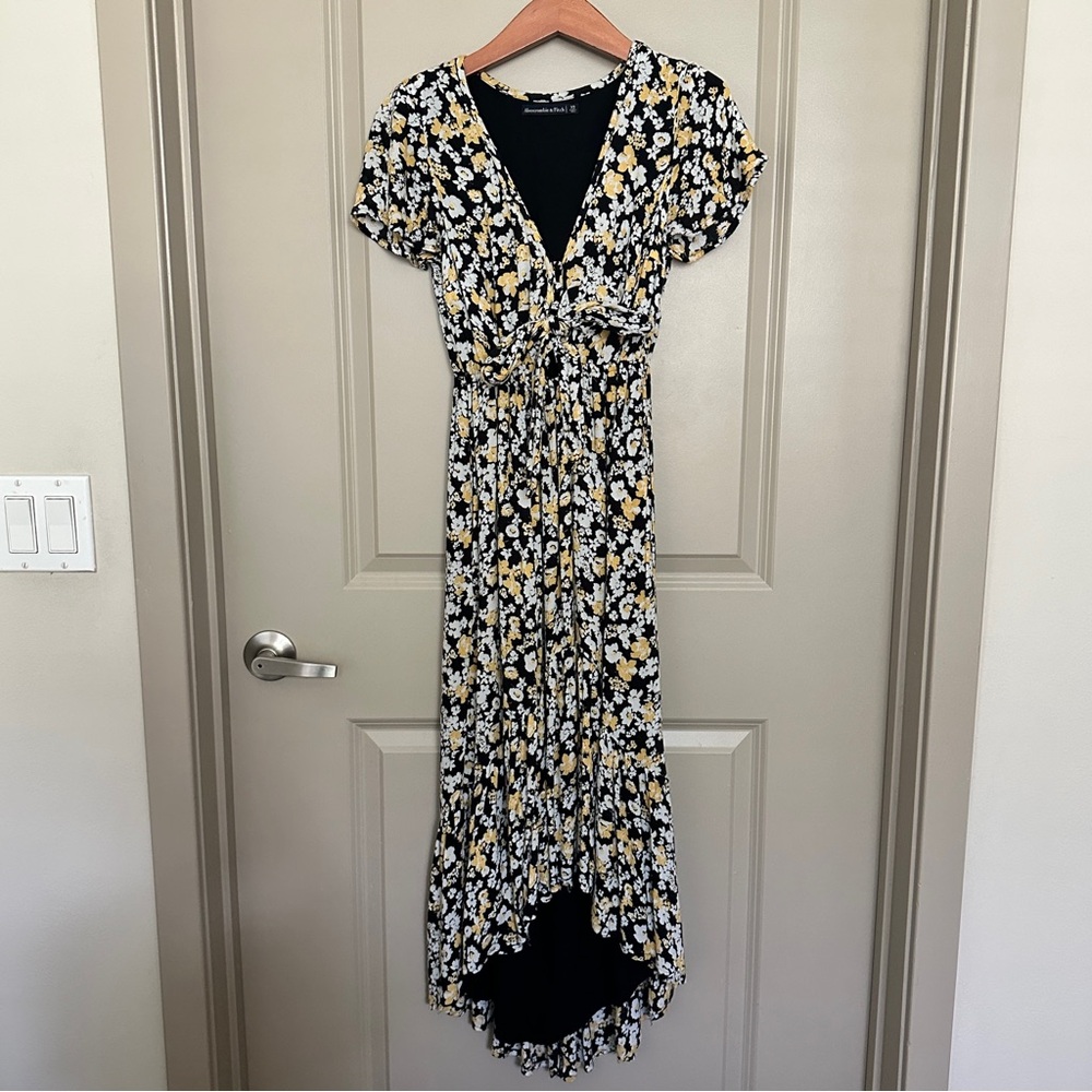Abercrombie Floral High-Low Dress XS
